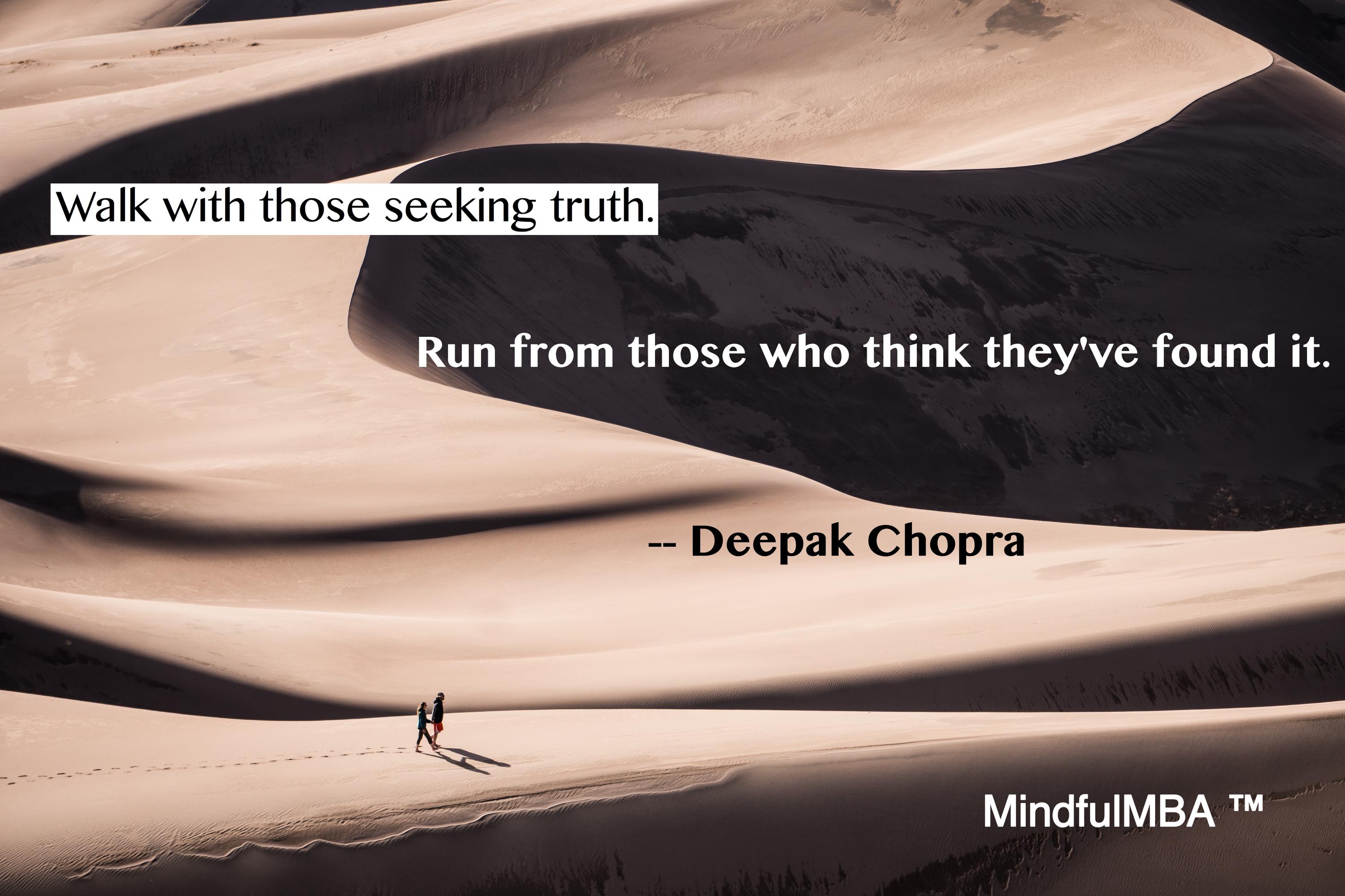 Chopra_Seeking Truth quote w tag